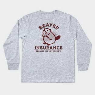 Beaver Insurance Kids Long Sleeve T-Shirt